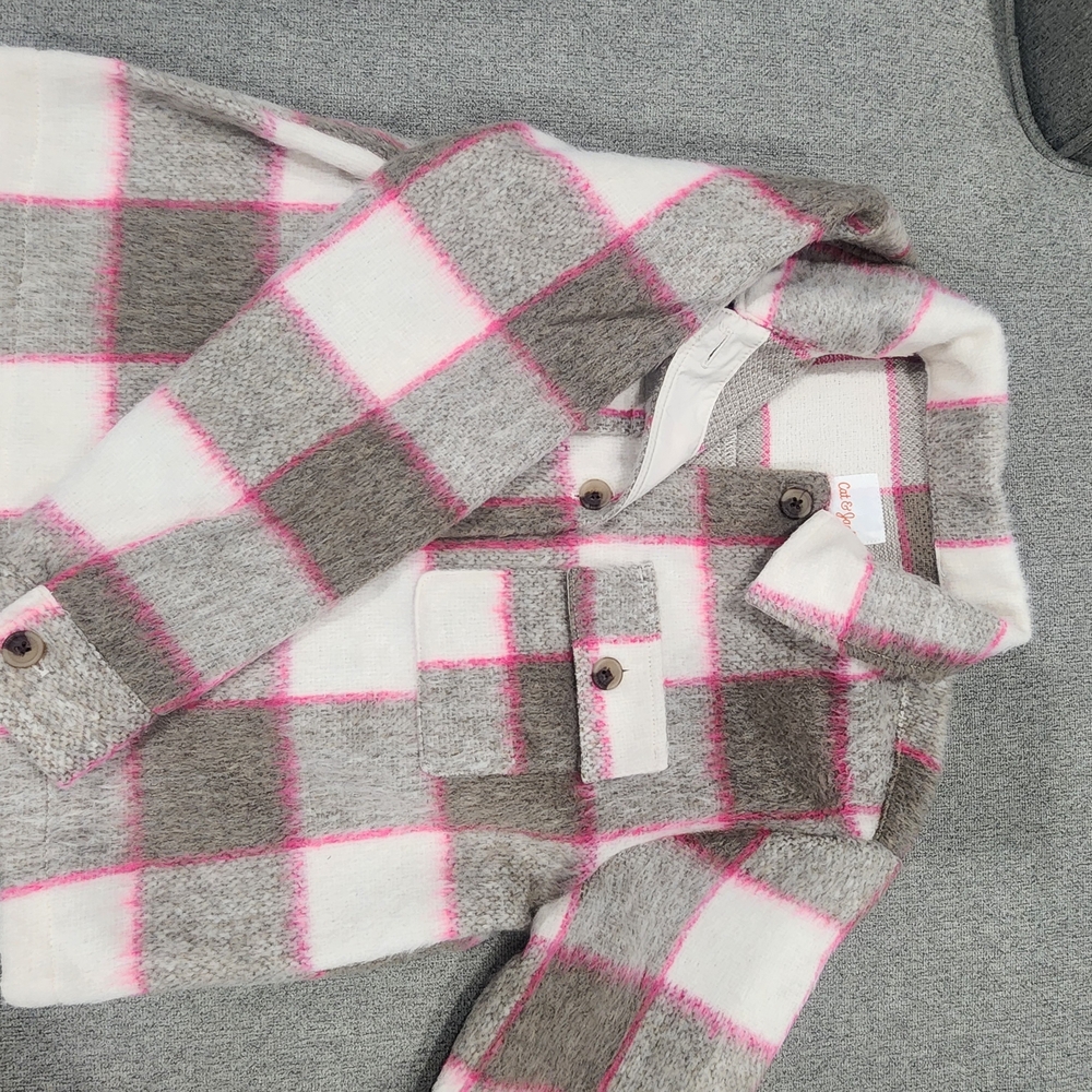 Plaid Button-Up Shirt